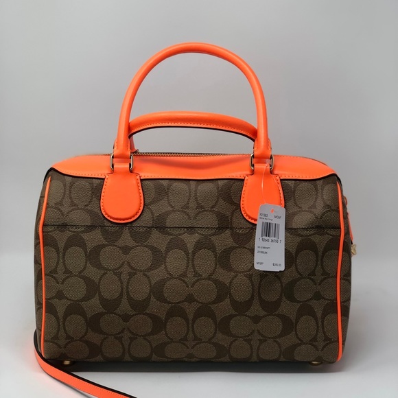 NWT Coach Neon Large Bennett handbag super rare - Picture 7 of 7